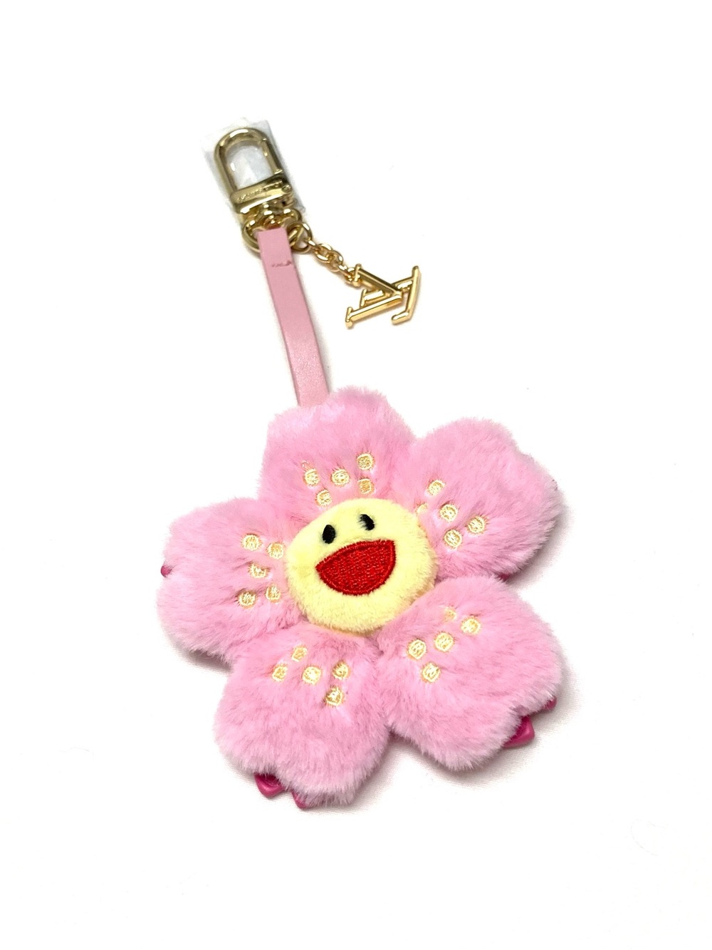Louis Vuitton Murakami Pink Flower Bag Charm Keychain